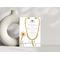 Editable Nurse Graduation White and Gold Invitation Template